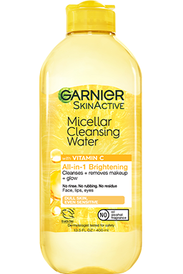 Front view of Yellow Cap Cleansing Water with Vitamin C, All Skin Types